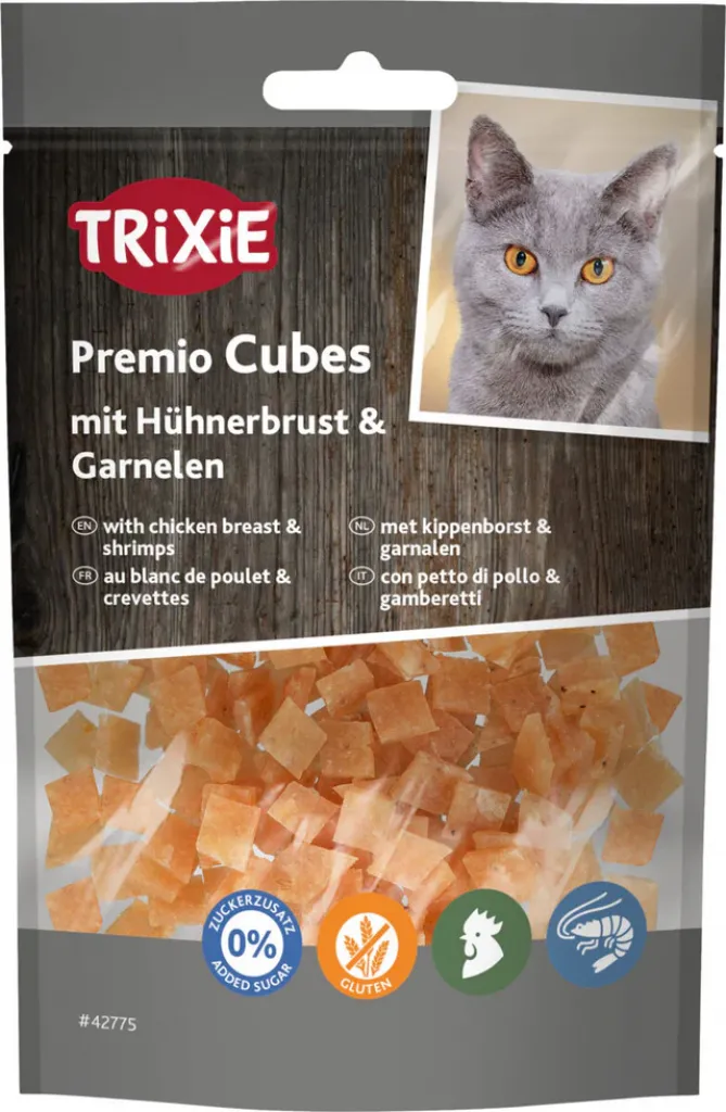 Premio Cubes mit Hühnerbrust & Garnelen
